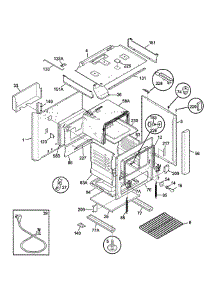 Body parts for Tappan Range TGF645WFW5 from AppliancePartsPros.com