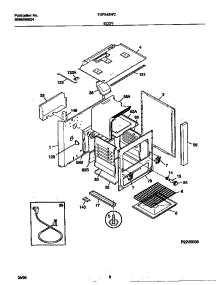 05 - Body parts for Frigidaire Range TGF645WCD3 from AppliancePartsPros.com