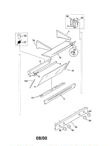 Splasher / Light parts for Tappan Range TGO336BGD2 from AppliancePartsPros.com
