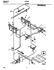 04 - Burner parts for Frigidaire Range TGO336BFW1 from AppliancePartsPros.com