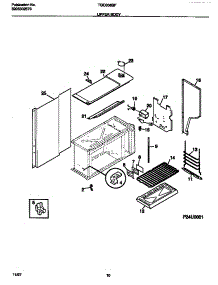 06 - Upper Body parts for Frigidaire Range TGO336BFW1 from AppliancePartsPros.com