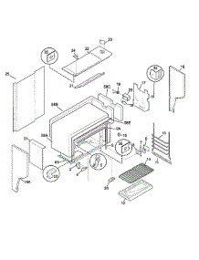 Upper Body parts for Tappan Range TGO336BGD2 from AppliancePartsPros.com