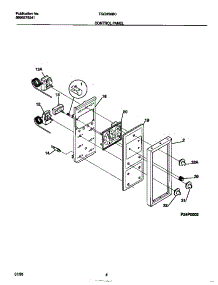 03 - Control Panel parts for Frigidaire Range TGO356BCWB from AppliancePartsPros.com