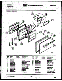 03 - Door Parts parts for Frigidaire Oven 11-4969-00-04 from AppliancePartsPros.com