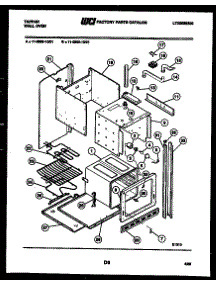 05 - Upper Body Parts parts for Frigidaire Oven 11-5969-00-01 from AppliancePartsPros.com