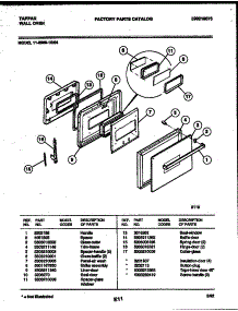 06 - Door Parts parts for Frigidaire Oven 11-5969-00-04 from AppliancePartsPros.com
