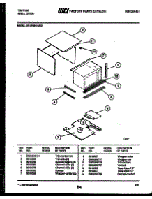 03 - Upper Body Parts parts for Frigidaire Oven 57-2709-10-03 from AppliancePartsPros.com