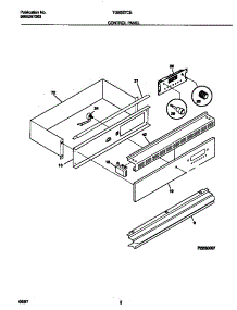 02 - Control Panel parts for Frigidaire Oven TGB557CEB2 from AppliancePartsPros.com