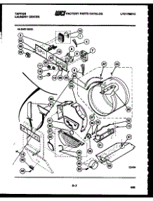 03 - Console, Control And Drum parts for Frigidaire Washer Dryer Combo 44-2407-00-03 from AppliancePartsPros.com