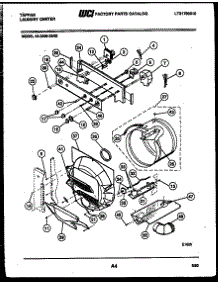 03 - Console, Control And Drum parts for Frigidaire Washer Dryer Combo 44-2409-23-02 from AppliancePartsPros.com