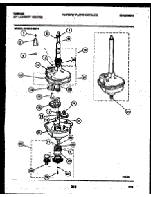 07 - Transmission Parts parts for Frigidaire Washer Dryer Combo 44-2401-23-01 from AppliancePartsPros.com