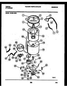 03 - Tub Detail parts for Frigidaire Washer 46-2351-00-01 from AppliancePartsPros.com