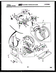 03 - Console, Controls And Drum parts for Frigidaire Washer Dryer Combo 44-2417-23-01 from AppliancePartsPros.com