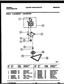 03 - Motor And Drive Parts parts for Frigidaire Compactor MTC500ABD2 from AppliancePartsPros.com