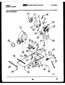 04 - Motor, Blower And Idler Arm Clutch parts for Frigidaire Washer Dryer Combo 44-2409-23-02 from AppliancePartsPros.com