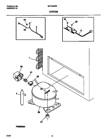04 - System parts for Frigidaire Freezer MFC05M0BW3 from AppliancePartsPros.com