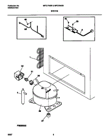 04 - System parts for Frigidaire Freezer MFC07M3BW4 from AppliancePartsPros.com