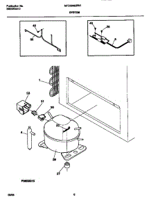04 - System parts for Frigidaire Freezer MFC09M6BW1 from AppliancePartsPros.com