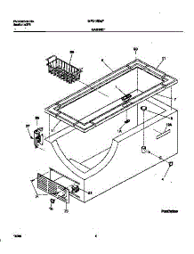 03 - Cabinet parts for Frigidaire Freezer MFC15D4FW3 from AppliancePartsPros.com