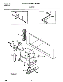 04 - System parts for Frigidaire Freezer MFC20M4FW0 from AppliancePartsPros.com