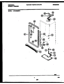 03 - Cabinet Parts parts for Frigidaire Freezer MFU09M2BW1 from AppliancePartsPros.com