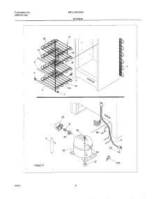 07 - System parts for Frigidaire Freezer MFU12M0GW2 from AppliancePartsPros.com