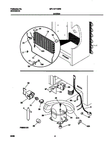 04 - System parts for Frigidaire Freezer MFU14F1GW0 from AppliancePartsPros.com