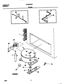 04 - System parts for Frigidaire Freezer CFC20M4HW1 from AppliancePartsPros.com