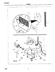 04 - System parts for Frigidaire Freezer MFU14F1GW2 from AppliancePartsPros.com