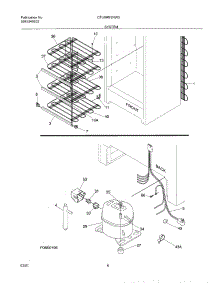 07 - System parts for Frigidaire Freezer CFU09M2HW5 from AppliancePartsPros.com