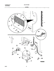 07 - System parts for Frigidaire Freezer CFU14F1AW1 from AppliancePartsPros.com