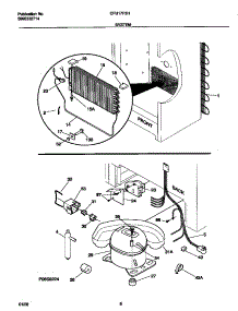 04 - System parts for Frigidaire Freezer CFU17F3HW1 from AppliancePartsPros.com