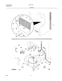 07 - System parts for Frigidaire Freezer CFU17F3HW3 from AppliancePartsPros.com