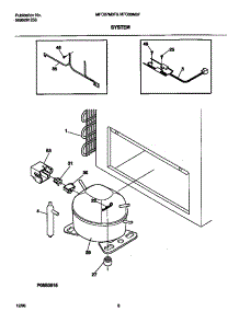 04 - System parts for Frigidaire Freezer MFC09M3FW0 from AppliancePartsPros.com