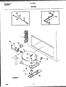 04 - System parts for Frigidaire Freezer MFC13M6BW1 from AppliancePartsPros.com