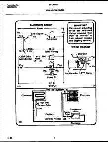05 - Wiring Diagram parts for Frigidaire Freezer MFC13M6BW1 from AppliancePartsPros.com
