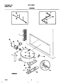 04 - System parts for Frigidaire Freezer MFC15M5BW2 from AppliancePartsPros.com
