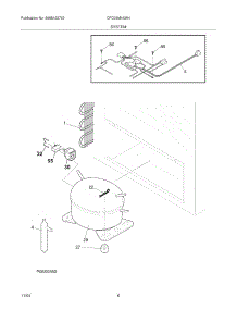 07 - System parts for Frigidaire Freezer CFC09M4AW4 from AppliancePartsPros.com