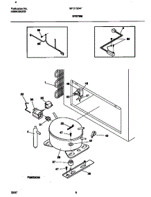 04 - System parts for Frigidaire Freezer MFC15D4FW2 from AppliancePartsPros.com