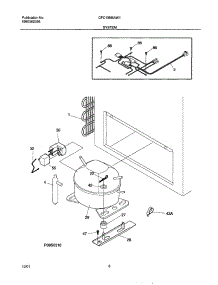 07 - System parts for Frigidaire Freezer CFC13M5AW1 from AppliancePartsPros.com