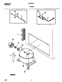 04 - System parts for Frigidaire Freezer MFC05M3BW4 from AppliancePartsPros.com
