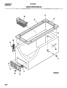 03 - Cabinet / Control / Shelves parts for Frigidaire Freezer MFC05M3B from AppliancePartsPros.com
