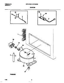 04 - System parts for Frigidaire Freezer MFC09M3BW3 from AppliancePartsPros.com