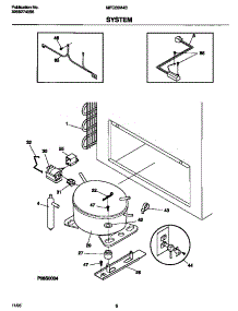 04 - System parts for Frigidaire Freezer MFC20M4BW4 from AppliancePartsPros.com