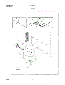 07 - System parts for Frigidaire Freezer MFC09M3FW2 from AppliancePartsPros.com
