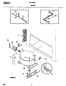 04 - System parts for Frigidaire Freezer MFC23M4BW3 from AppliancePartsPros.com