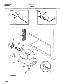 04 - System parts for Frigidaire Freezer MFC09M2BW1 from AppliancePartsPros.com