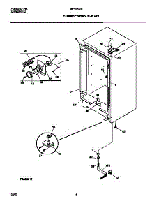 03 - Cabinet / Control / Shelves parts for Frigidaire Freezer MFU09M2BW4 from AppliancePartsPros.com