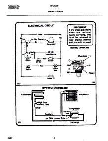 05 - Wiring Diagram parts for Frigidaire Freezer MFU09M2BW4 from AppliancePartsPros.com