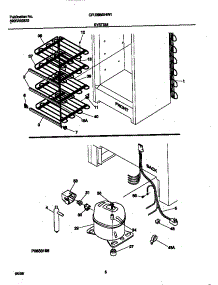 04 - System parts for Frigidaire Freezer CFU09M2HW1 from AppliancePartsPros.com